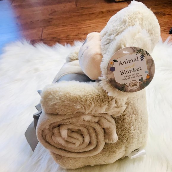 GIFT SET STUFFED ANIMAL AND BLANKET - Picture 6 of 7